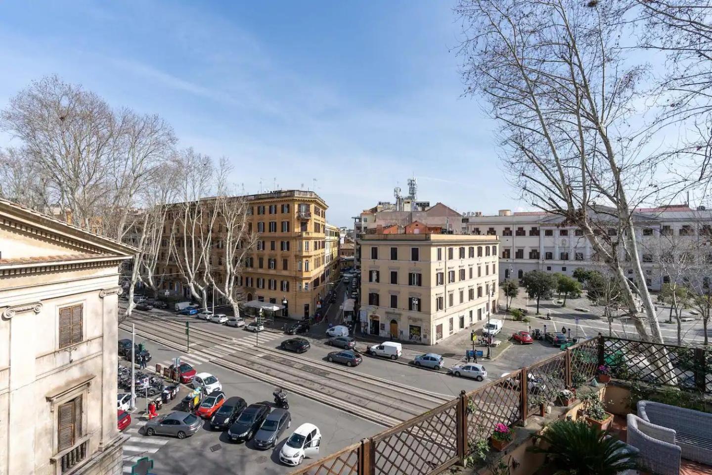 15 Min From Piazza Venezia Skyline Sanctuary In Trastevere Kültér fotó